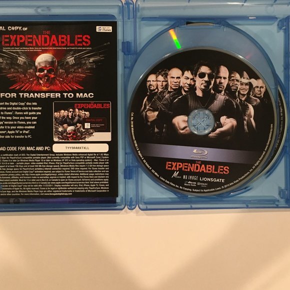Lionsgate THE EXPENDABLES Blu-Ray & DVD Set - Picture 4 of 6